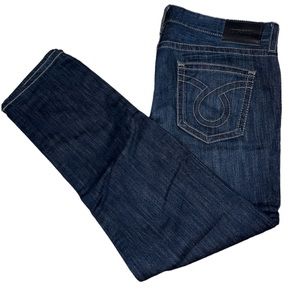 Big Star Men's 40x30 Regular Straight Fit Jeans - Dark Wash Blue J8